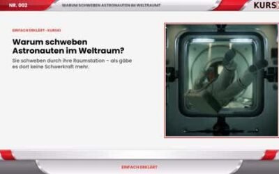 Warum schweben Astronauten im Weltraum?